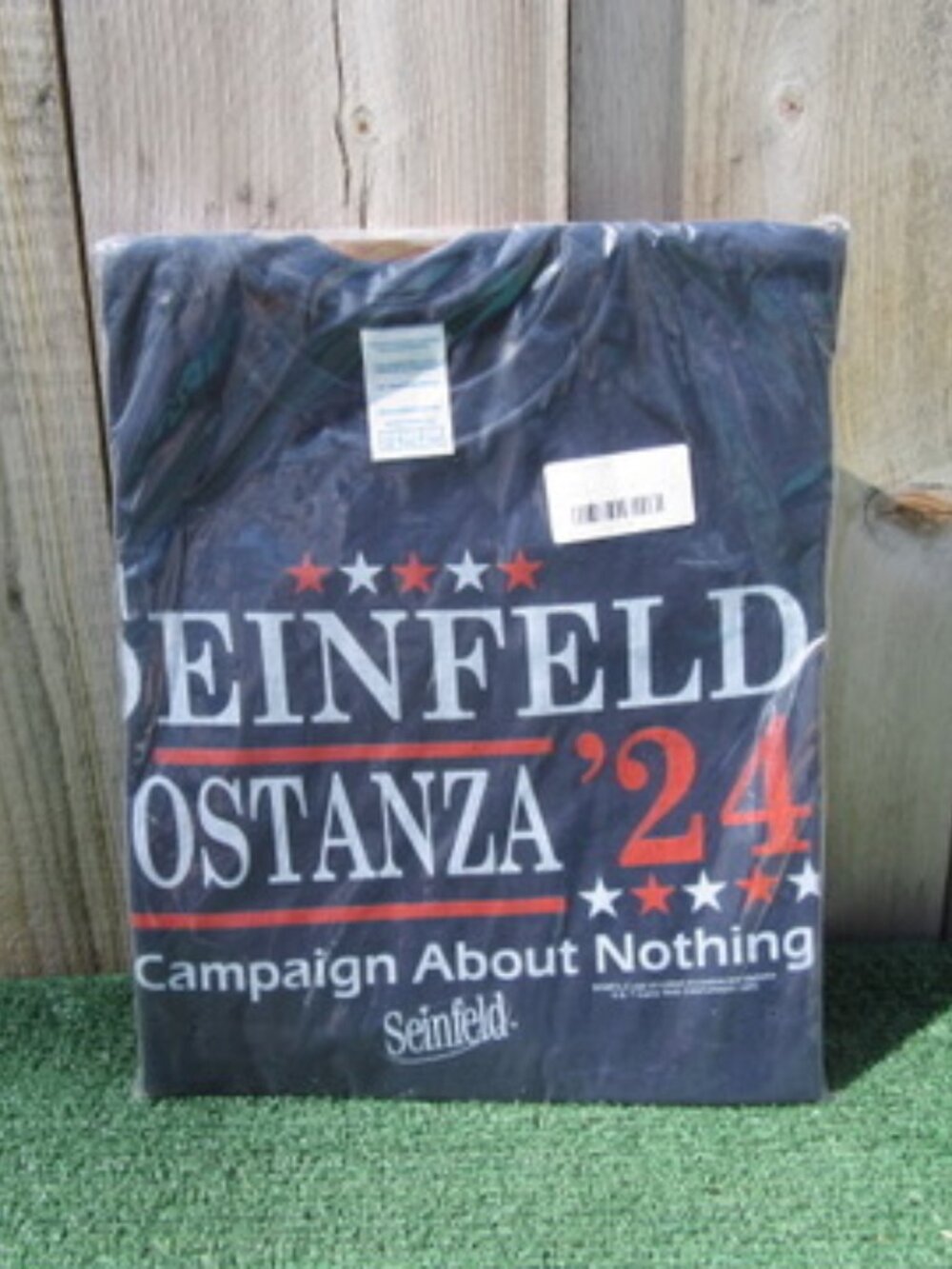 Brand New Seinfeld Costanza 24 Political Campaign T-Shirt Size 2XL